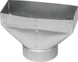 Imperial GV0683-A Universal Boots, 8 in L, 10 in W, 3-1/4 in H, 30 ga Gauge, Steel, Galvanized