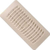 Imperial RG1478 Floor Register, 10 in W Duct Opening, 4 in H Duct Opening, Polystyrene, Almond