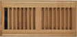 Imperial RG2194 Floor Register, 4 in L, 12 in W, Polystyrene, Light Oak
