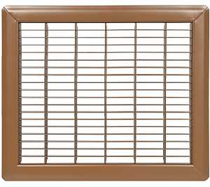 Imperial RG1191 Air Grille, 8 in L, 12 in W, Steel, Brown