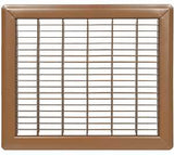 Imperial RG1191 Air Grille, 8 in L, 12 in W, Steel, Brown