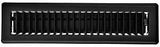 Register Floor, Black, 2.25X12IN