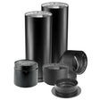 DuraVent DVL Series 6DVL-KDLU Universal Stove Pipe Kit, Stainless Steel, Black