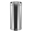 DuraVent DuraPlus 6DP-12 Chimney Pipe, 10 in OD, 12 in L, Steel, Galvanized