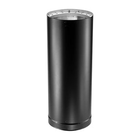 DuraVent DVL 6DVL-24 Double Wall Stove Pipe, 24 in L, Black