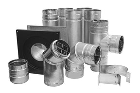 DuraVent PelletVent 3PVL-KHA Stove Pipe Kit, Stainless Steel