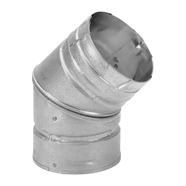 DuraVent PelletVent 3PVL-E45 Stove Pipe Elbow, 3 in Dia Dimensions, 45 deg Angle