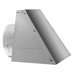 DuraVent PelletVent 3PVL-HSC Square Horizontal Cap, 8-1/4 in Dia, 8 in L, 3 in Connection