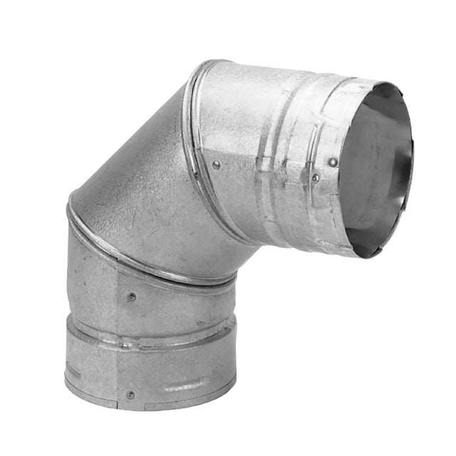 DuraVent PelletVent 4PVL-E90R Stove Pipe Elbow, 90 deg Angle, 4 in