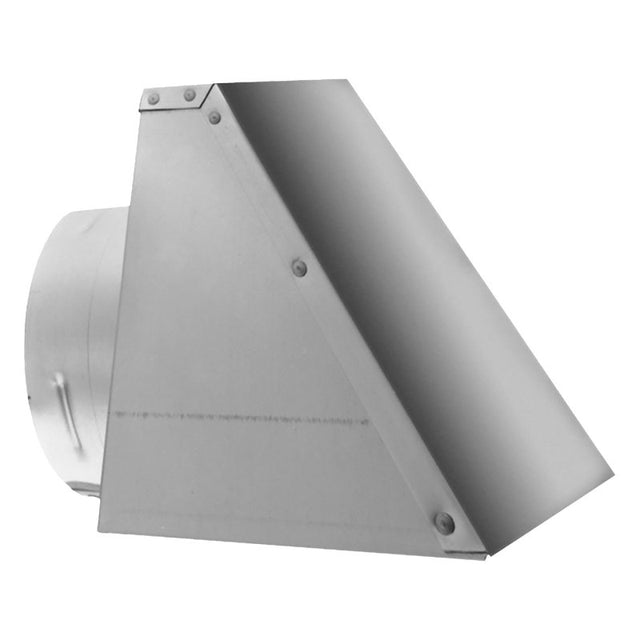 DuraVent PelletVent 4PVL-HSC Square Horizontal Cap, 8-1/4 in Dia, 8 in L, 4 in Connection, Steel