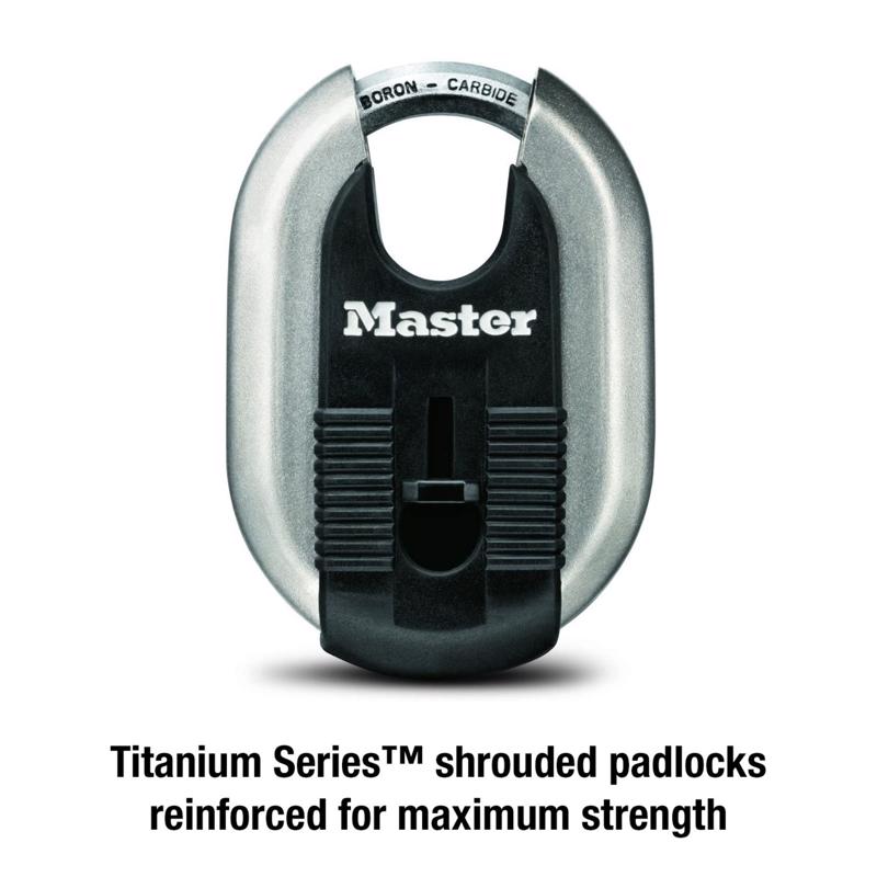 Master Lock 3-3/8 in. H X 1-3/16 in. W X 2-5/16 in. L Steel Ball Bearing Locking Weather-Resistant P