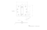Ace 4 in. L Tuscan Bronze Self Closing Hinge 1 pk