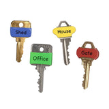 Lucky Line Plastic Assorted Key Sleeve