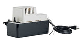 Little Giant VCMA-20ULS Series 554425 Automatic Condensate Removal Pump, 1.5 A, 115 V, 0.33 hp, ABS/Stainless Steel