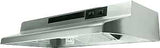Air King AV1308 Range Hood, 180 cfm, 2 Fan, 30 in W, 12 in D, 6 in H, Steel