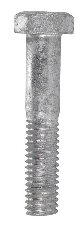 HILLMAN 3/8 in. D X 2 in. L Hot Dipped Galvanized Steel Hex Bolt 100 pk