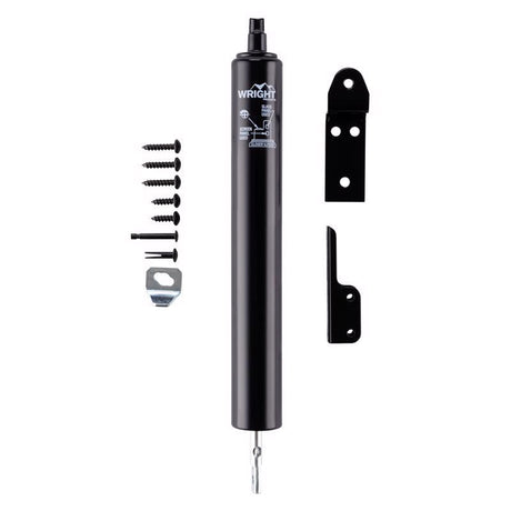 Wright Black Aluminum Pneumatic Door Closer