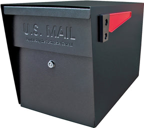 Mail Boss Packagemaster Series 7106 Locking Curbside MailBox, 2870 cu-in Capacity, Steel, Galvanized/Powder-Coated