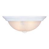 Boston Harbor OG24001WH Flush Mount Ceiling Fixture, 120 V, 60 W, 2-Lamps, A19 or CFL Lamp, White Fixture