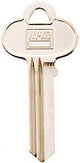 Hy-Ko 11010CO62 Key Blank, Brass, Nickel, For: Corbin Russwin Cabinet, House Locks and Padlocks, CO62 Key Number, Pack of 10
