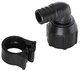 Flair-It PEXLOCK 30807 Pipe Elbow, 3/4 in, FPT, Black, 100 psi Pressure