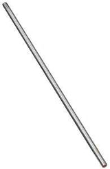National Hardware N179-424 Threaded Rod, 5/16-18 Thread, 24 in L, A Grade, Steel, Zinc, UNC Thread