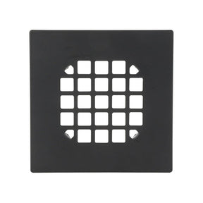 Danco 11047 Shower Drain Strainer, Stainless Steel, Matte Black