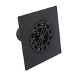 Danco 11087 Square Hair Catcher, Plastic/Stainless Steel, Matte Black