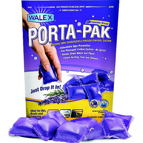 Walex PPRV10LAV Porta-Pak Lavender Breeze Holding Tank Deodorizer, 10/Pk
