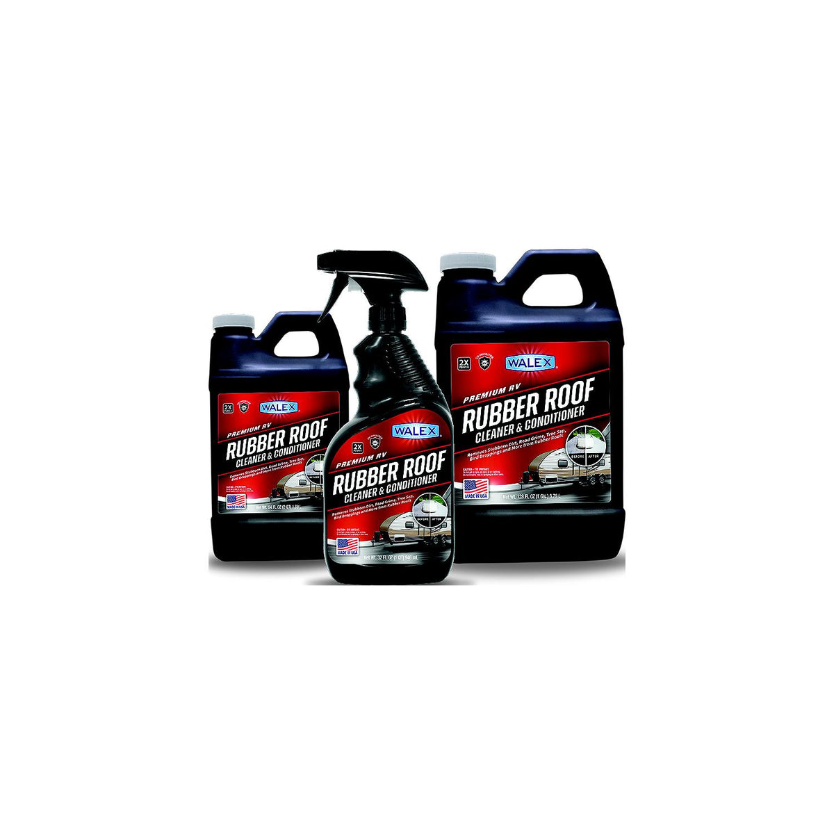 Walex WALRR1G Rubber Roof Cleaner and Conditioner, 1 Gallon
