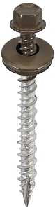 Acorn International SW-MW2BS250 Screw, High-Low, Twin Lead Thread, Hex Drive, Type 17 Point, Burnished Slate