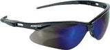 GLASSES SFTY W/BLU MIRROR LENS, Pack of 12