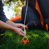 Nite Ize Orange Screw Series OSL-31-2R3 Ultimate Ground Anchor, Large, Polycarbonate, Orange