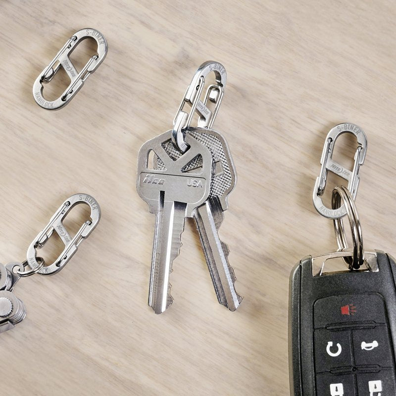 MINIATURE CARABINER SS SILVER