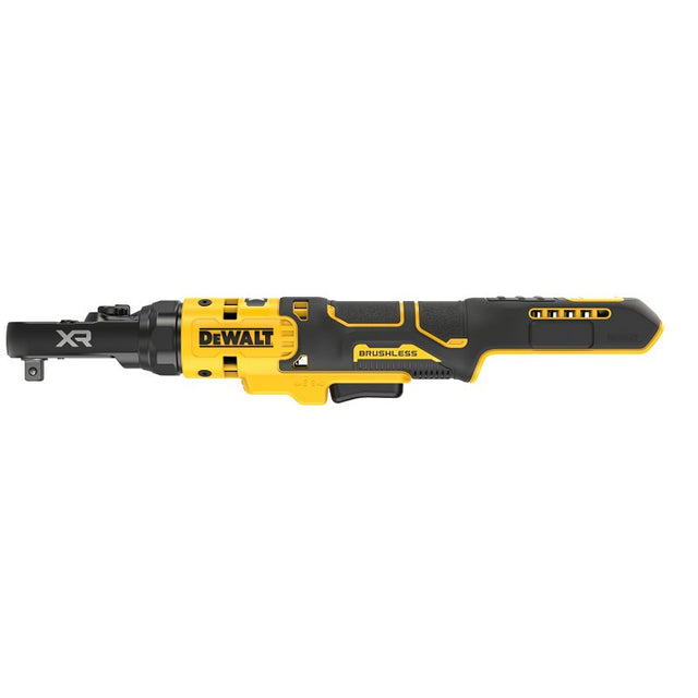 DEWALT MAX XR Series DCF520B Cordless Sealed Head Ratchet, Tool Only, 1/4, 3/8 in Drive, Hex, Square Drive, 20 V