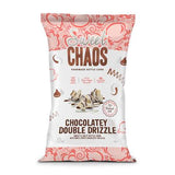Sweet Chaos Chocolatey Double Drizzle Popcorn 5 oz Bagged, Pack of 12