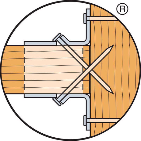Simpson Strong-Tie ZMax 7.81 in. H X 1.56 in. W 18 Ga. Galvanized Steel Joist Hanger, Pack of 50