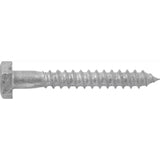 HILLMAN 3/8 in. X 2 in. L Hex Hot Dipped Galvanized Steel Lag Screw 100 pk