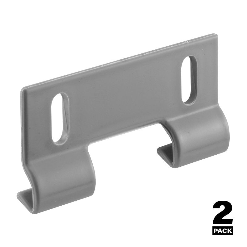 Prime-Line M 6191 Bottom Hook Guide, Plastic, Gray, For: Keystone Shower/Tub Door Enclosures