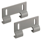 Prime-Line M 6191 Bottom Hook Guide, Plastic, Gray, For: Keystone Shower/Tub Door Enclosures