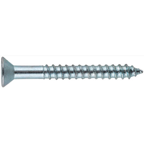 HILLMAN No. 8 Ga. X 3/4 in. L Phillips Zinc-Plated Coarse Wood Screws 100 pk