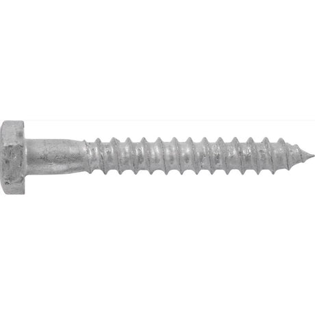 HILLMAN 1/2 in. X 4-1/2 in. L Hex Hot Dipped Galvanized Steel Lag Screw 25 pk
