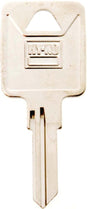 Hy-Ko 11010TM3 Key Blank, Brass, Nickel, For: Trimark Cabinet, House Locks and Padlocks, Pack of 10