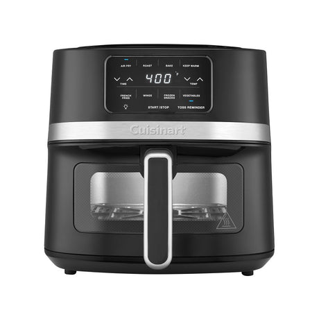 Cuisinart AIR-160NAS Air Fryer, 4.5 qt, 1600 W, 1-Basket, Timer, Touch Control, Black Stainless