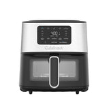 Cuisinart AIR-200NAS Basket Air Fryer, 6 qt, 1800 W, Digital Control, Black Stainless