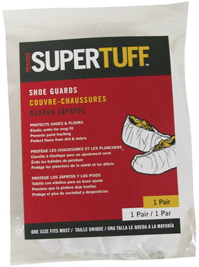 Trimaco 04501/12 Shoe Guard, Universal, Polypropylene, White, Pack of 12