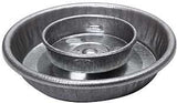 Little Giant 9826 Waterer Base, 5-1/2 in Dia, 1-1/4 in H, 1 qt, Steel