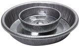 Little Giant 9826 Waterer Base, 5-1/2 in Dia, 1-1/4 in H, 1 qt, Steel