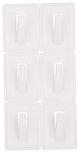 ProSource PH-122298-PS Utility Hook, 100 g, 1-Hook, Plastic, White, White