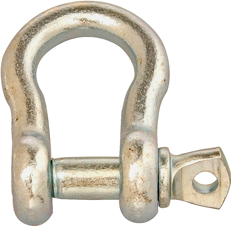 Campbell T9600435 Anchor Shackle, 1/4", 400 lb Working Load, Carbon Steel, Zinc
